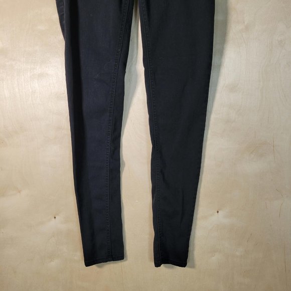 Hype Black Denim Skinny Jeans Women Size 9 - Picture 8 of 10